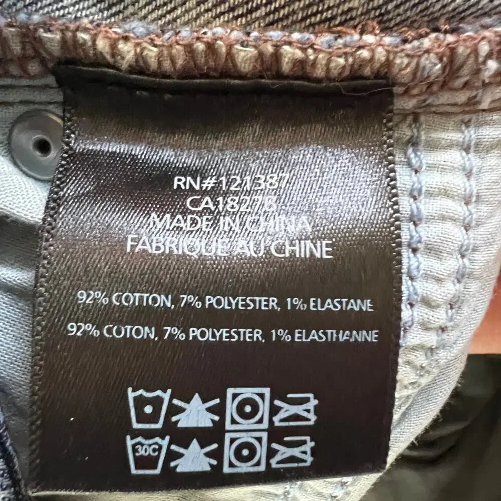 Yummie by Heather Thomson 27 REGULAR Rock What You Got Skinny Jeans Dark Wash - Picture 12 of 13